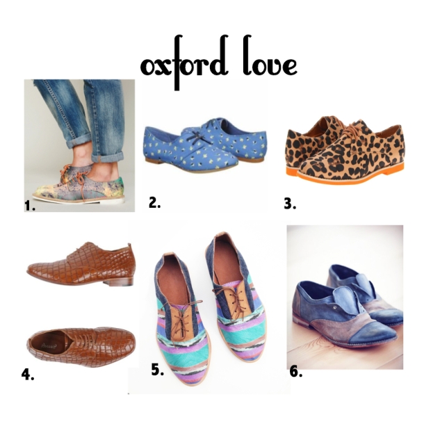 my favorite oxfords for Autumn 2014